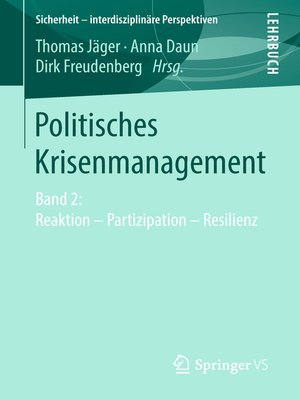 cover image of Politisches Krisenmanagement